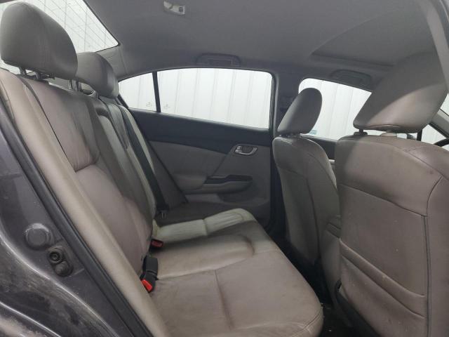 2HGFB2F98FH520846 - 2015 HONDA CIVIC EXL ნაცრისფერი ფოტო 10