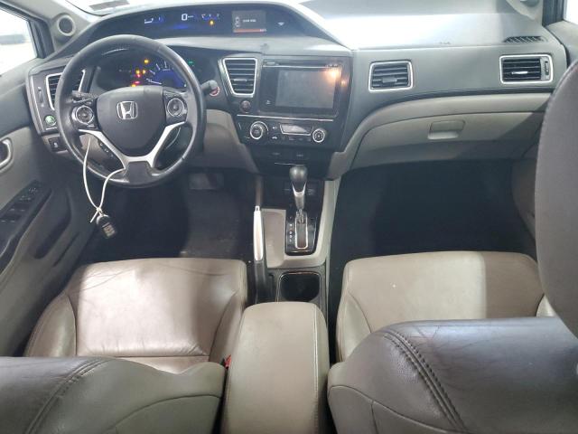 2HGFB2F98FH520846 - 2015 HONDA CIVIC EXL ნაცრისფერი ფოტო 8