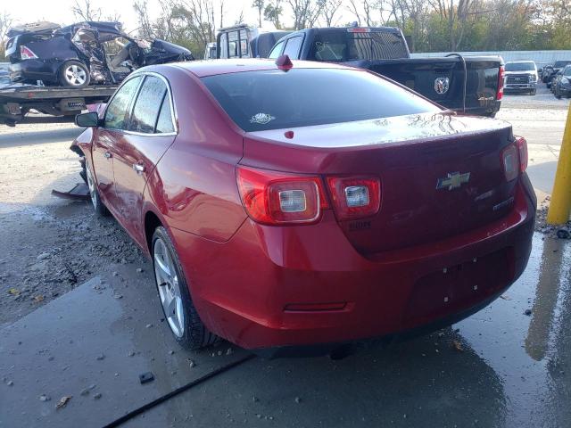 1G11J5SX0DF194131 - 2013 CHEVROLET MALIBU LTZ წითელი ფოტო 3