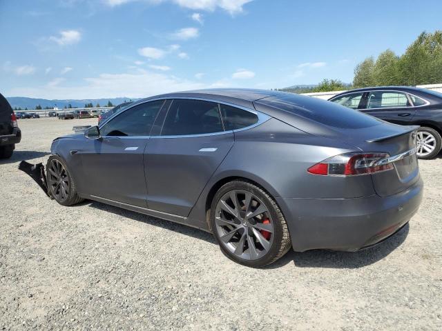 5YJSA1E4XLF378629 - 2020 TESLA MODEL S 灰色 照片 2