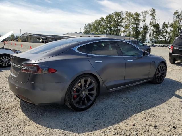 5YJSA1E4XLF378629 - 2020 TESLA MODEL S 灰色 照片 3