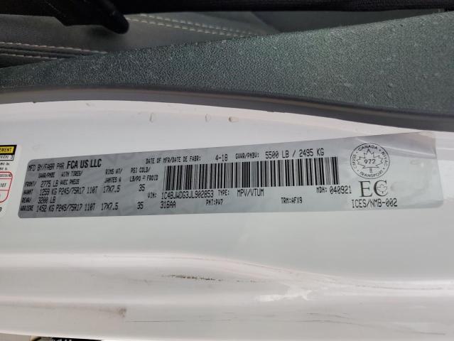 1C4BJWDG3JL902853 - 2018 JEEP WRANGLER U SPORT WHITE photo 13