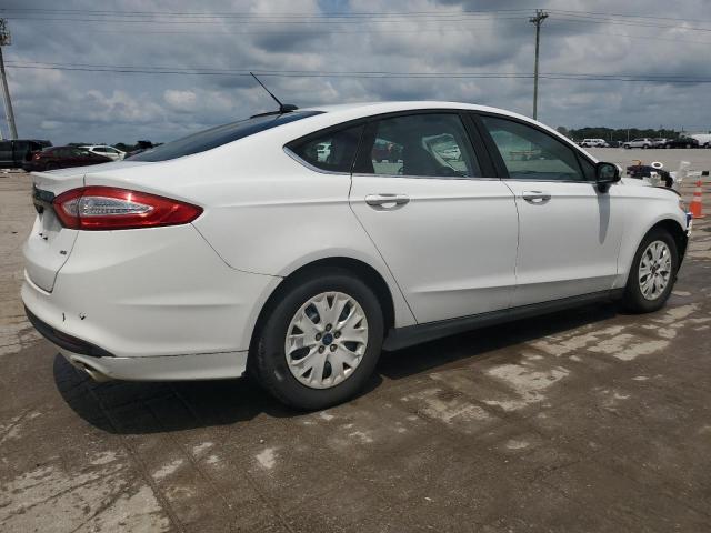 3FA6P0G7XER133158 - 2014 FORD FUSION S WHITE photo 3