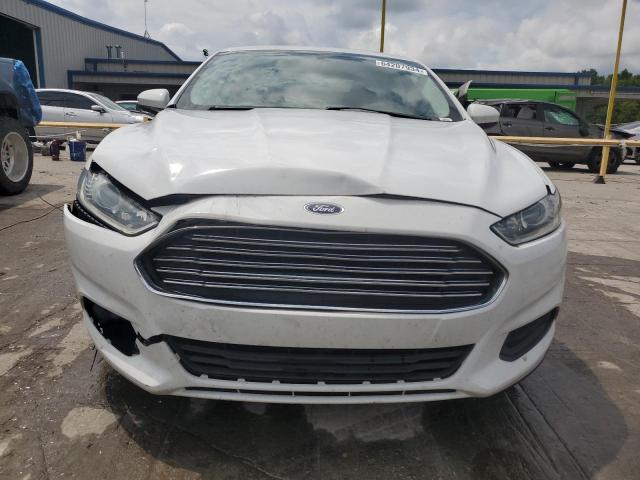 3FA6P0G7XER133158 - 2014 FORD FUSION S WHITE photo 5