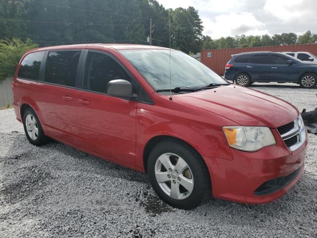 2C4RDGBG8DR612568 - 2013 DODGE GRAND CARA SE RED photo 4