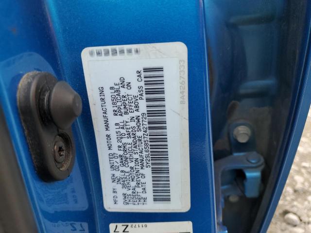 5Y2SL65857Z427729 - 2007 PONTIAC VIBE BLUE photo 14