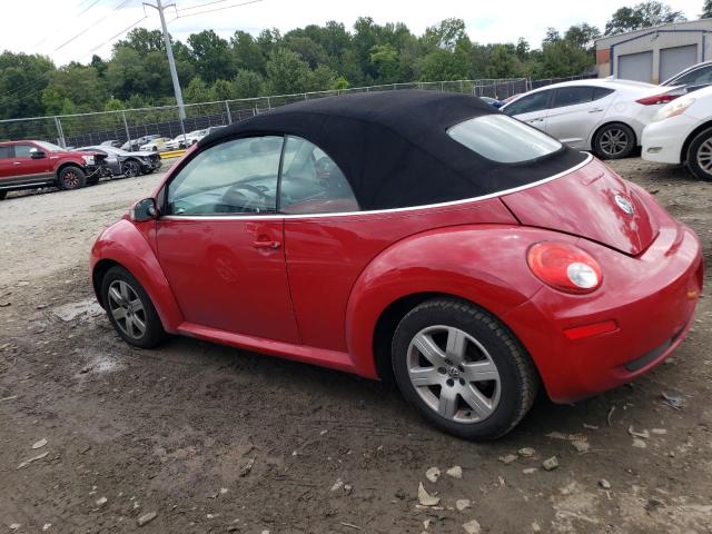 3VWRF31Y67M401049 - 2007 VOLKSWAGEN NEW BEETLE CONVERTIBLE OPTION PACKAGE 1 RED photo 2