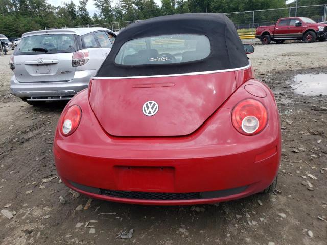 3VWRF31Y67M401049 - 2007 VOLKSWAGEN NEW BEETLE CONVERTIBLE OPTION PACKAGE 1 RED photo 6