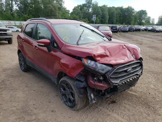 MAJ6P1CL7JC207198 - 2018 FORD ECOSPORT SES RED photo 1