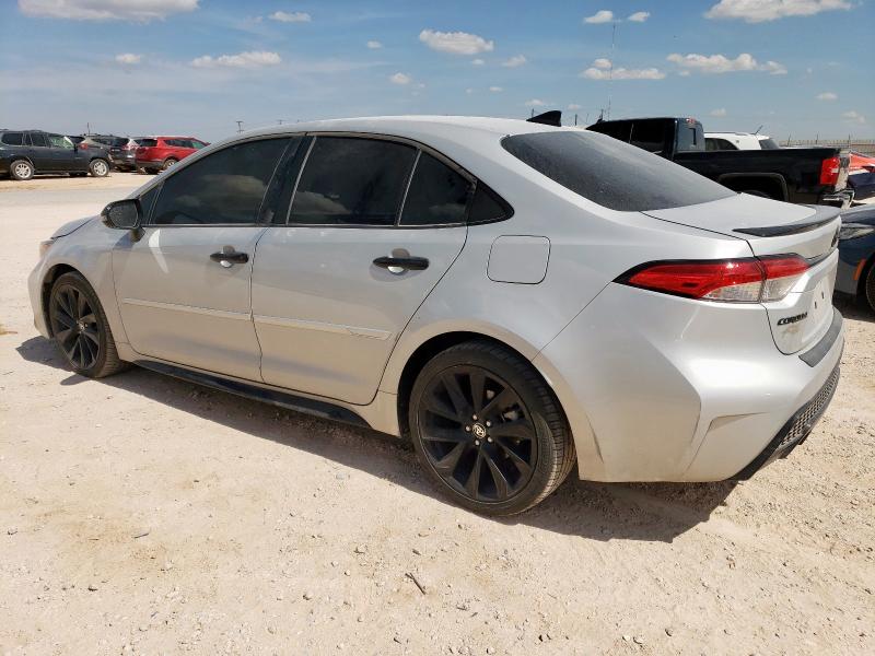 5YFS4MCE7MP097057 - 2021 TOYOTA COROLLA SE SILVER photo 2