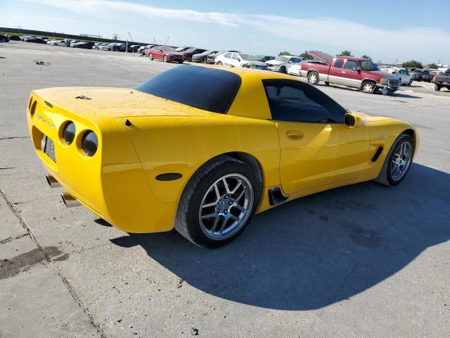 1G1YY12SX45114086 - 2004 CHEVROLET CORVETTE Z06 YELLOW photo 3