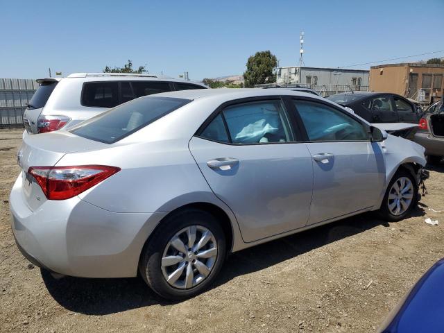 5YFBURHE2FP186060 - 2015 TOYOTA COROLLA L SILVER photo 3