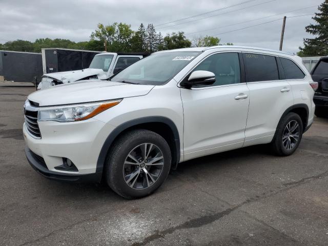 5TDJKRFH2GS287199 - 2016 TOYOTA HIGHLANDER XLE WHITE photo 1