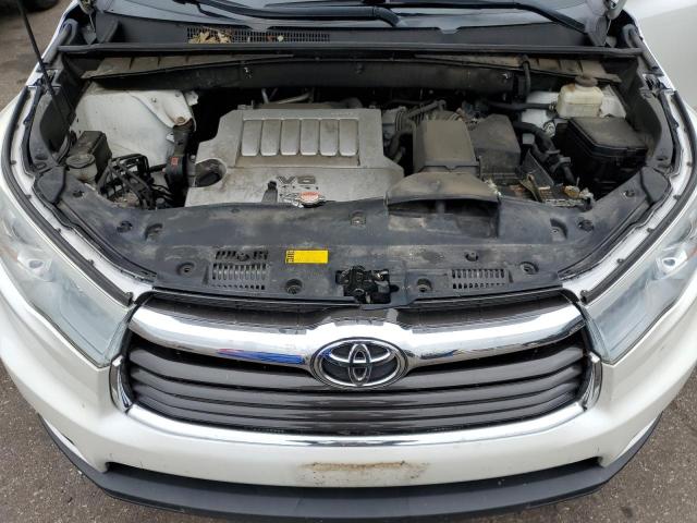 5TDJKRFH2GS287199 - 2016 TOYOTA HIGHLANDER XLE WHITE photo 12