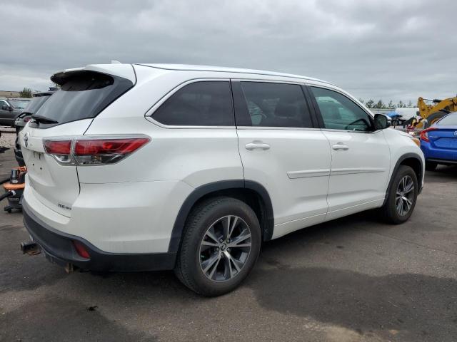 5TDJKRFH2GS287199 - 2016 TOYOTA HIGHLANDER XLE WHITE photo 3