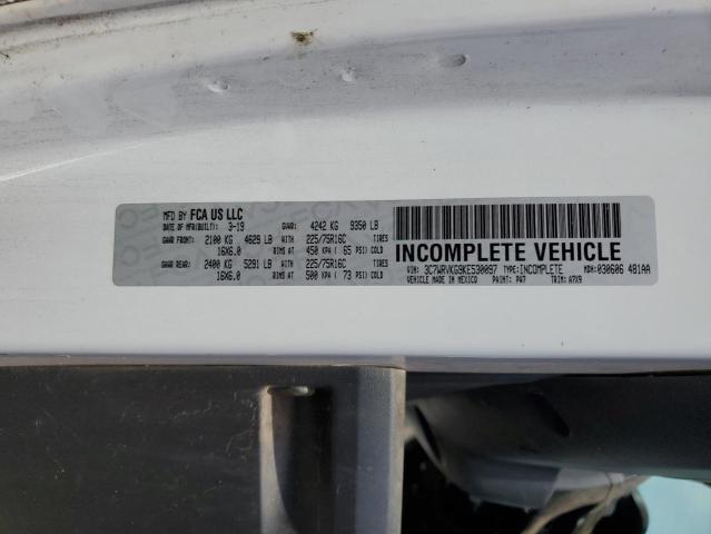 3C7WRVKG9KE530097 - 2019 RAM PROMASTER 3500 STANDARD Երկգույն լուսանկար 12