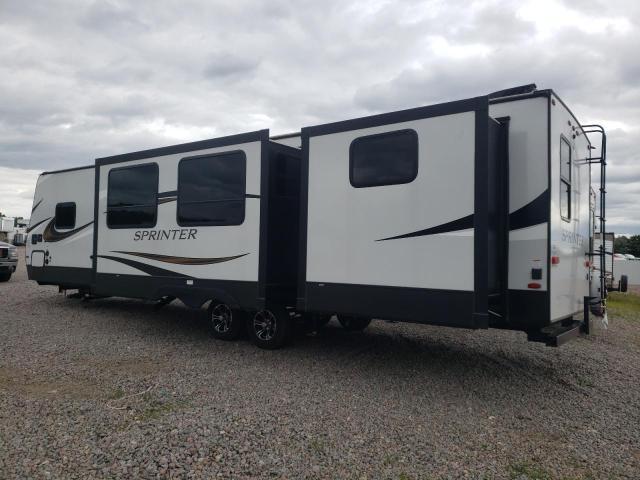 4YDT34129M1533487 - 2021 KEYSTONE SPRINTER WHITE photo 3