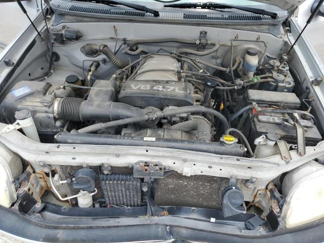 5TBRT34111S185394 - 2001 TOYOTA TUNDRA ACCESS CAB ვერცხლისფერი ფოტო 11