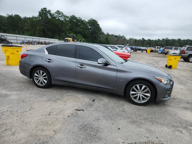 JN1BV7AR6FM396374 - 2015 INFINITI Q50 BASE GRAY photo 4
