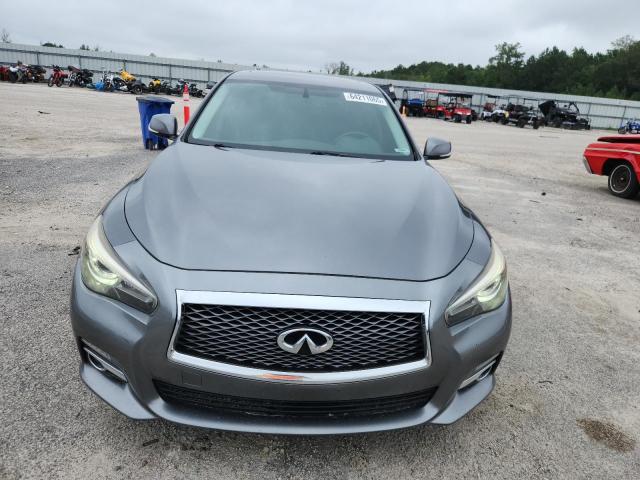 JN1BV7AR6FM396374 - 2015 INFINITI Q50 BASE GRAY photo 5