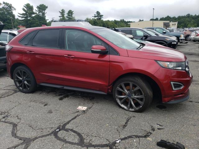 2FMTK4AP1FBB69571 - 2015 FORD EDGE SPORT MAROON photo 4