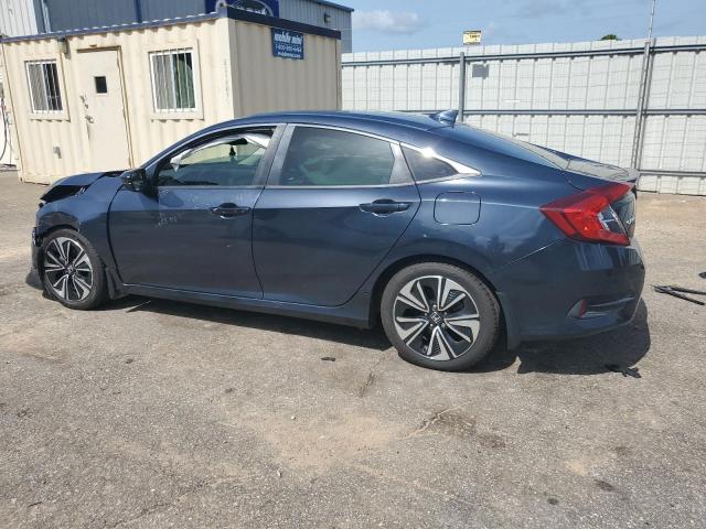 JHMFC1F75JX040304 - 2018 HONDA CIVIC EXL ლურჯი ფოტო 2