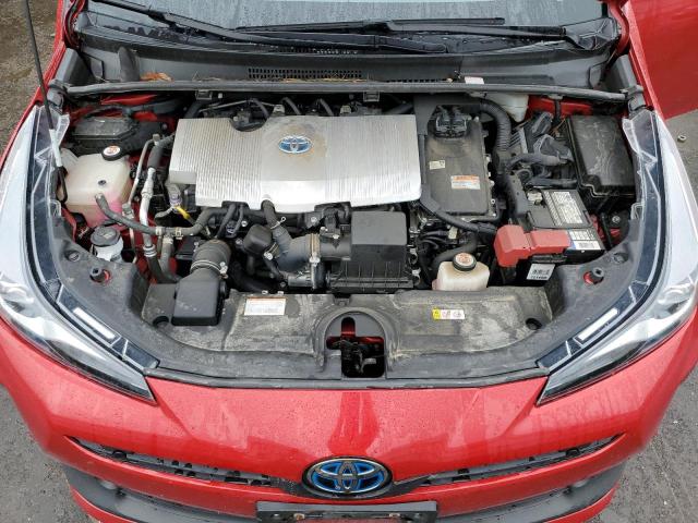 JTDL9RFU4L3015072 - 2020 TOYOTA PRIUS LE RED photo 11