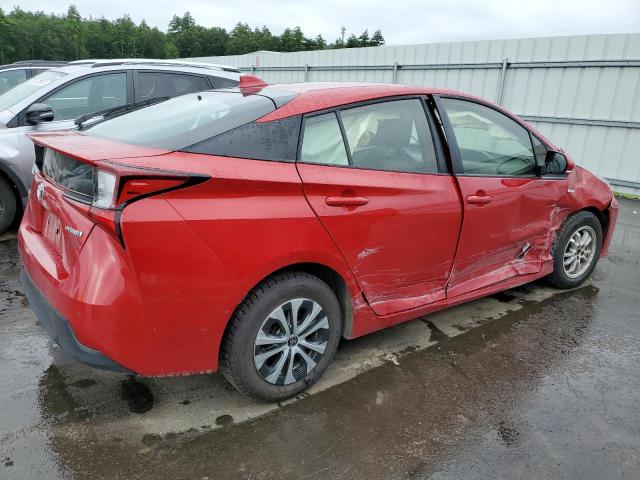 JTDL9RFU4L3015072 - 2020 TOYOTA PRIUS LE RED photo 3