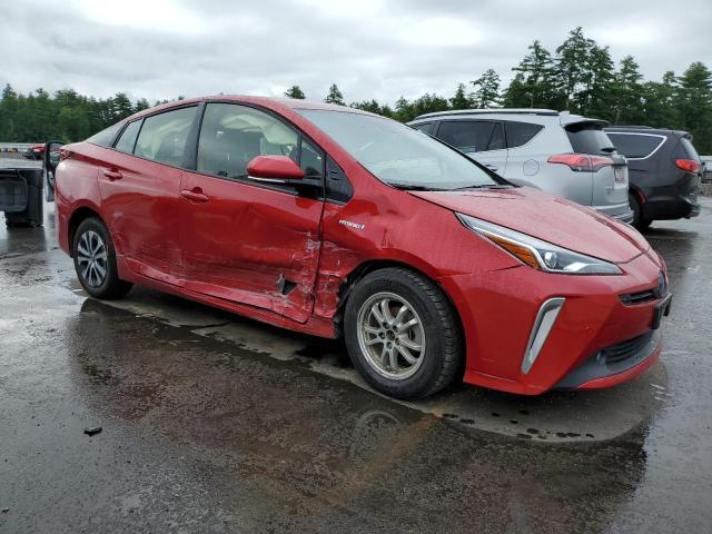 JTDL9RFU4L3015072 - 2020 TOYOTA PRIUS LE RED photo 4