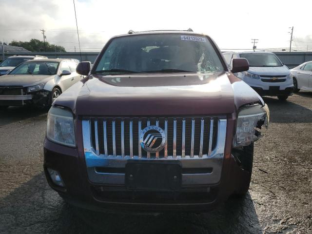 4M2CN9HG1AKJ28199 - 2010 MERCURY MARINER PREMIER BURGUNDY photo 5