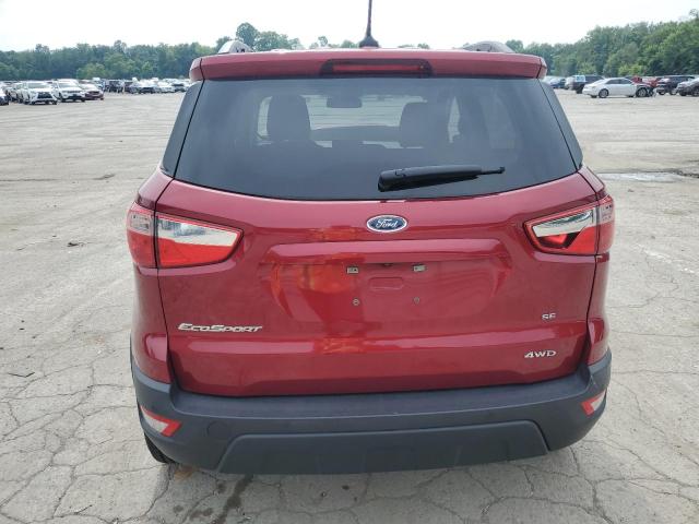 MAJ6S3GL5KC262092 - 2019 FORD ECOSPORT SE 红色 照片 6