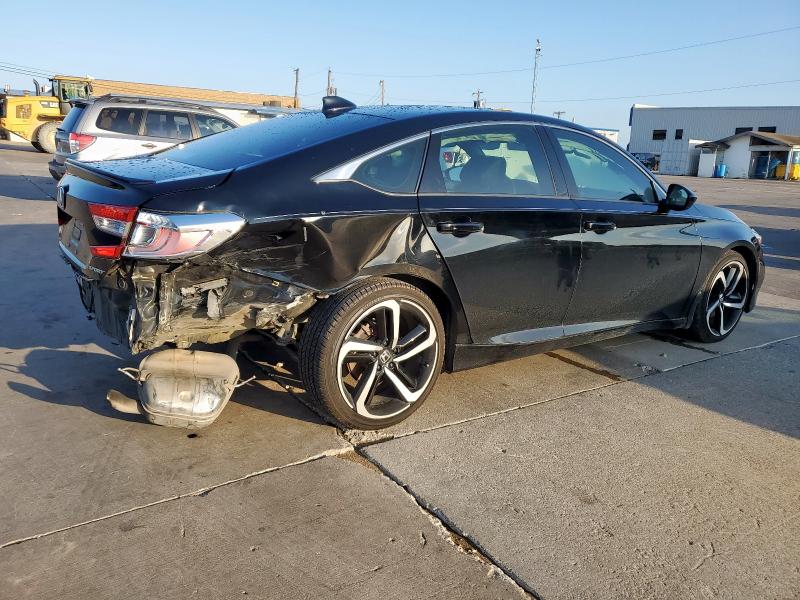1HGCV1F38KA177402 - 2019 HONDA ACCORD SPORT BLACK photo 3
