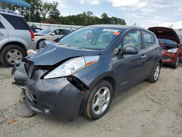 1N4AZ0CP2DC421103 - 2013 NISSAN LEAF S BLUE photo 1