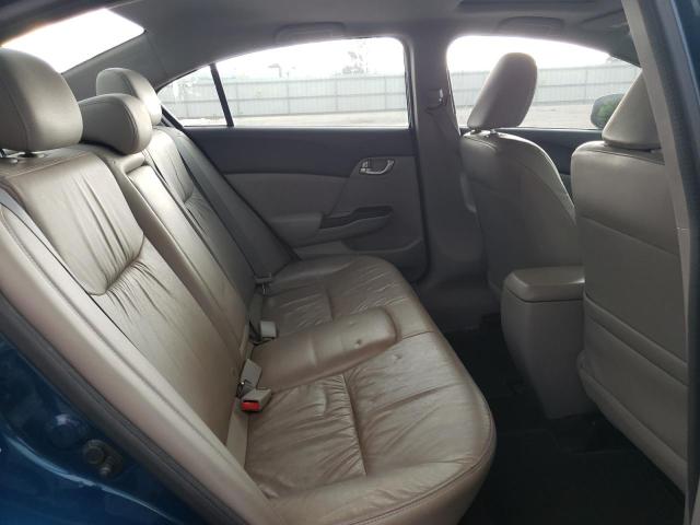 19XFB2F98CE075966 - 2012 HONDA CIVIC EXL ლურჯი ფოტო 10