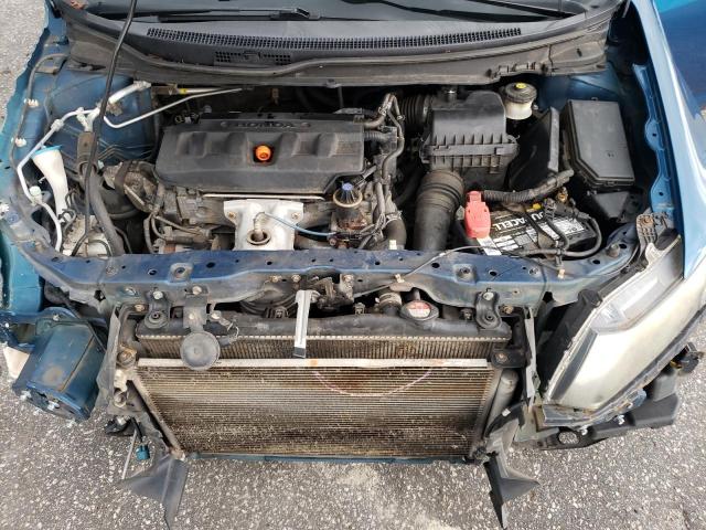 19XFB2F98CE075966 - 2012 HONDA CIVIC EXL ლურჯი ფოტო 11