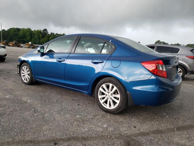 19XFB2F98CE075966 - 2012 HONDA CIVIC EXL ლურჯი ფოტო 2