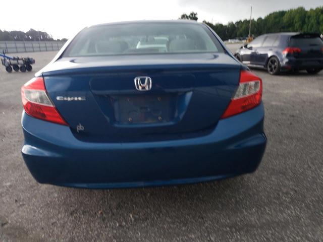 19XFB2F98CE075966 - 2012 HONDA CIVIC EXL ლურჯი ფოტო 6