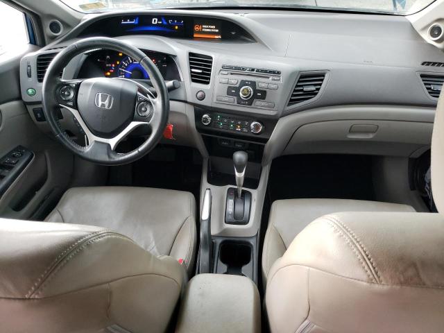 19XFB2F98CE075966 - 2012 HONDA CIVIC EXL ლურჯი ფოტო 8