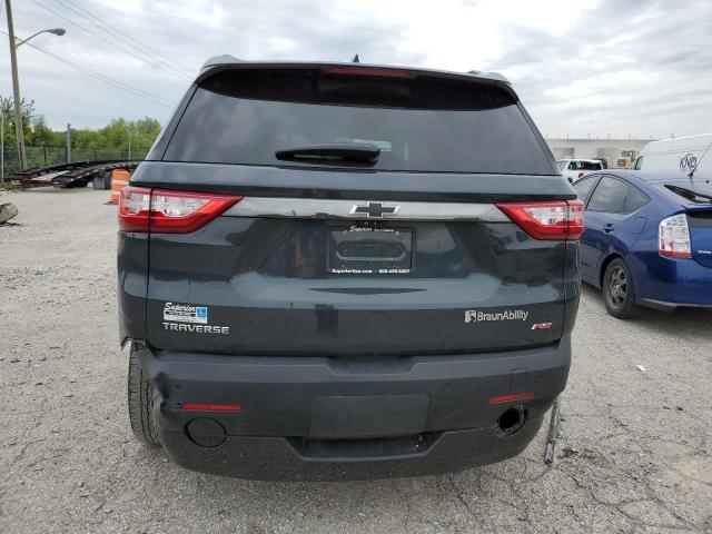 1GNERJKW7MJ146051 - 2021 CHEVROLET TRAVERSE RS GRAY photo 6