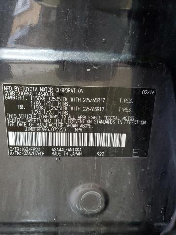 JTMBFREV9GJ072223 - 2016 TOYOTA RAV4 LE 灰色 照片 13