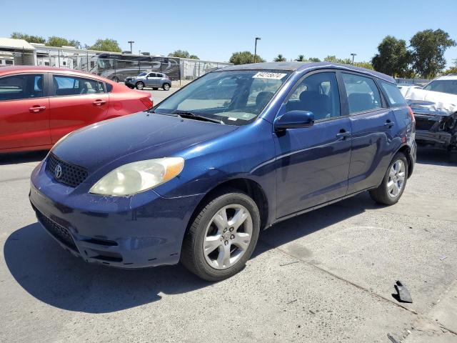2T1KR32E84C238750 - 2004 TOYOTA COROLLA MA XR BLUE photo 1