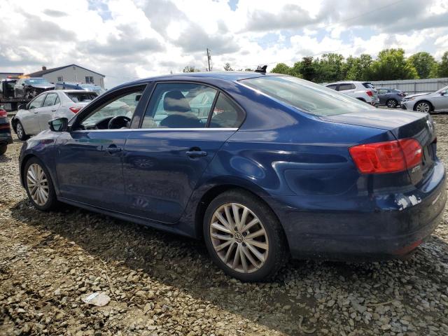 3VWLZ7AJ5BM035925 - 2011 VOLKSWAGEN JETTA SEL BLUE photo 2