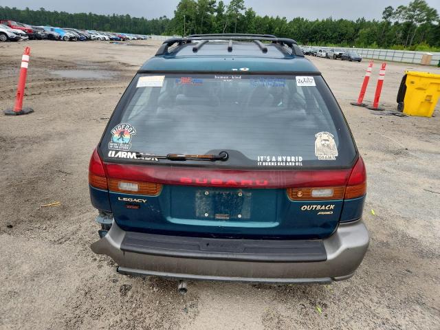4S3BG485XT6971245 - 1996 SUBARU LEGACY OUTBACK მწვანე ფოტო 6