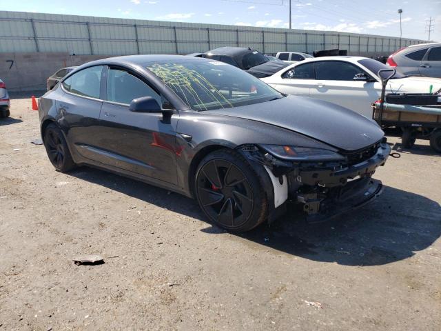 5YJ3E1ET4RF884661 - 2024 TESLA MODEL 3 CHARCOAL photo 4