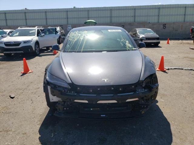 5YJ3E1ET4RF884661 - 2024 TESLA MODEL 3 CHARCOAL photo 5