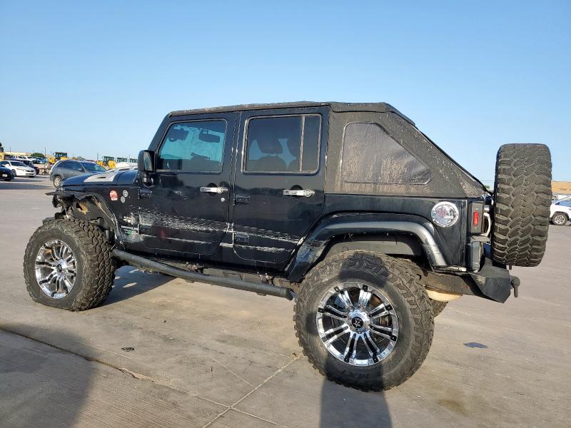 1C4HJWEG8GL201968 - 2016 JEEP WRANGLER U SAHARA 黑色 照片 2