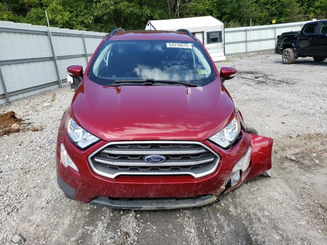 MAJ6S3GL8NC458354 - 2022 FORD ECOSPORT SE MAROON photo 5