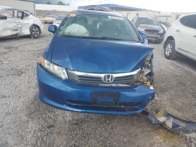 19XFB2F52CE064281 - 2012 HONDA CIVIC LX BLUE photo 5