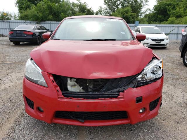 3N1AB7AP4FL656624 - 2015 NISSAN SENTRA S RED photo 5