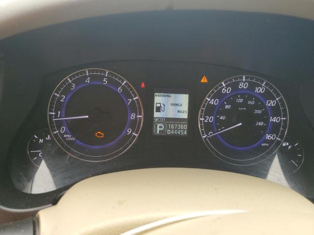 JN1AJ0HR4BM855139 - 2011 INFINITI EX35 BASE WHITE photo 9